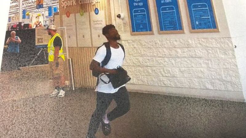 The suspect fled in what is believed to be a silver Ford Focus.