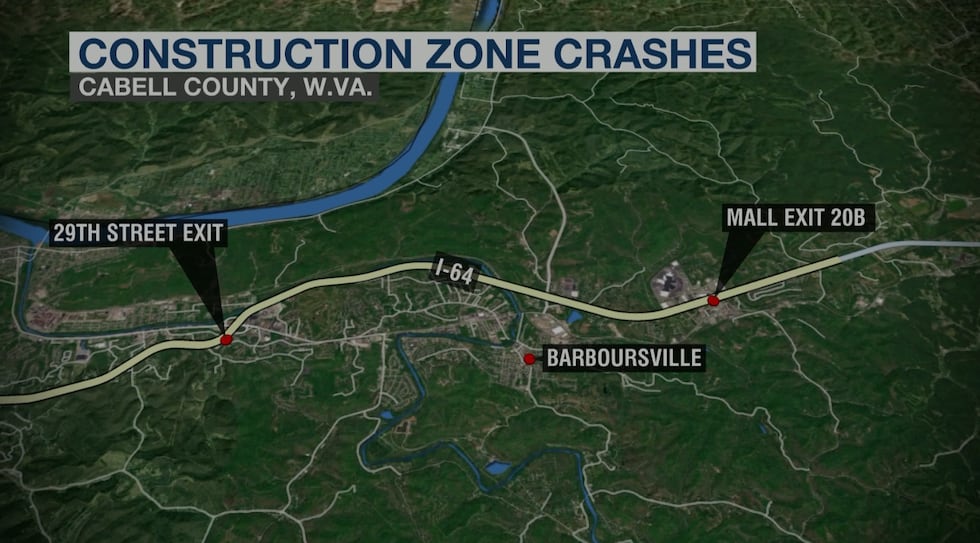 Cabell County estimated since January 01, a total of thirty-three (33) crashes in the...