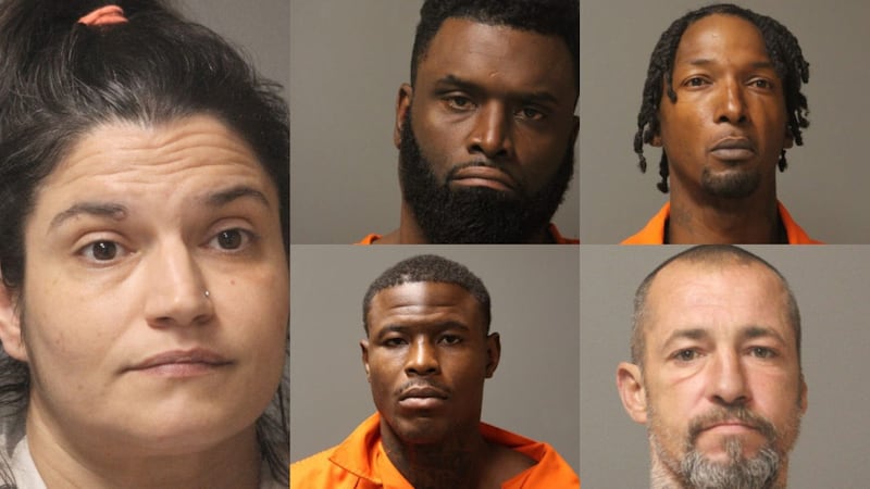 Five people have been arrested for attempting to smuggle drugs into a Louisiana jail,...