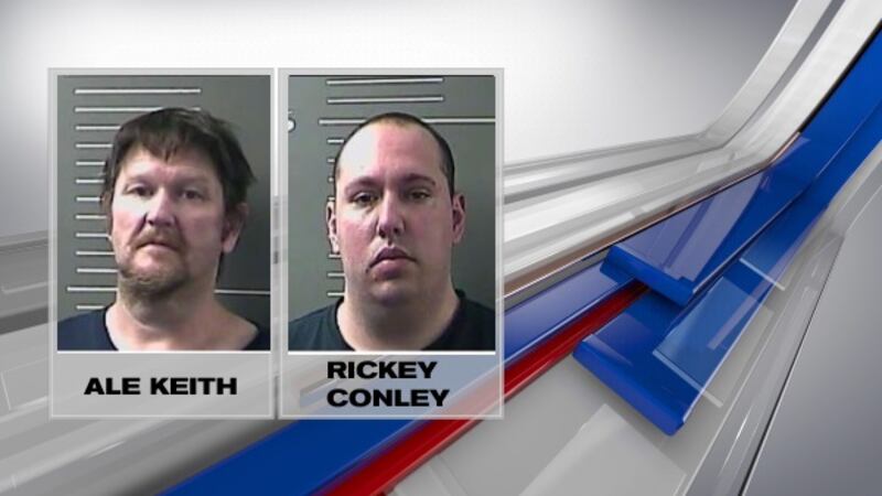Two people were arrested following a pursuit over stolen beef jerky in Louisa Tuesday evening.