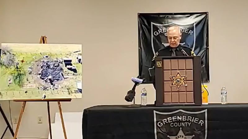 The Greenbrier County Sheriff holds a press conference Thursday to give an update on a deadly...
