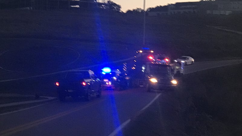 The crash was reported around 6:20 p.m. along Morris Memorial Road, according to dispatchers.
