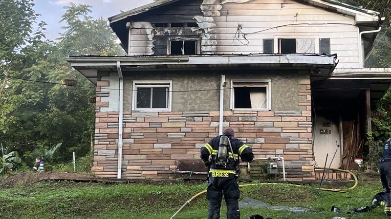 Charleston Fire Department crews fought a house fire Friday evening on the city's West Side.