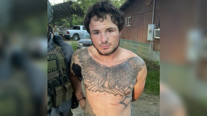 Authorities said Corey Harrison was captured in Crystal Springs, Mississippi.