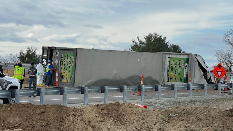 The entrance and exit ramps of I-64 West were closed at Nitro.