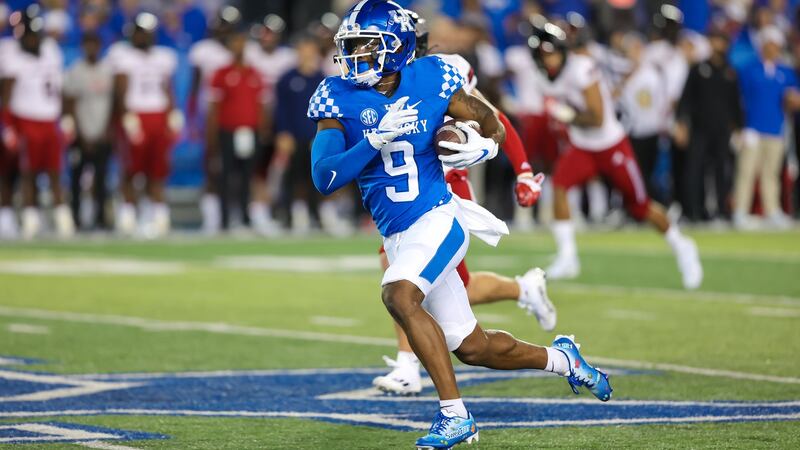 Tayvion Robinson during Kentucky's win over Northern Illinois.
