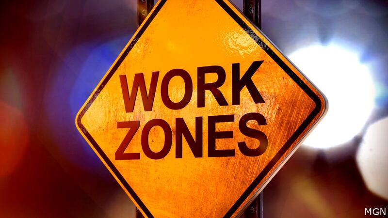 Work zones.