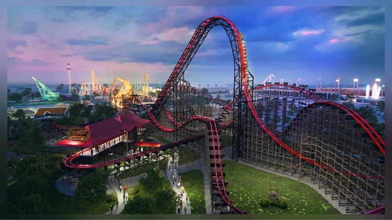 New hybrid roller coaster to debut with 'world's largest underflip