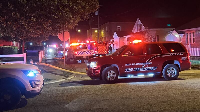 Crews are battling a working house fire on 11th Street West in Huntington.