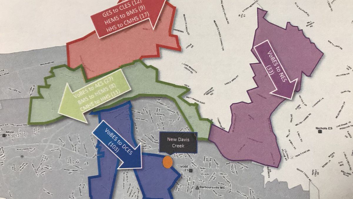 Cabell County school board gets update on redistricting plan